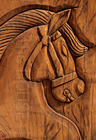 Patzcuaro Wood Horse