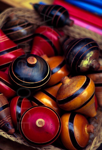 Wood Spinning Top